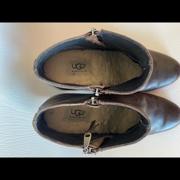 UGG Brown Meredith Boot 8 - Picture 2 of 8